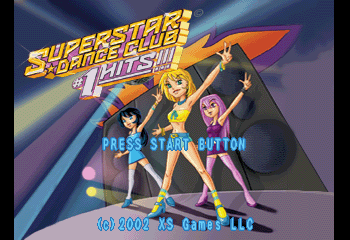 Superstar Dance Club -  No. 1 Hits!!! Title Screen